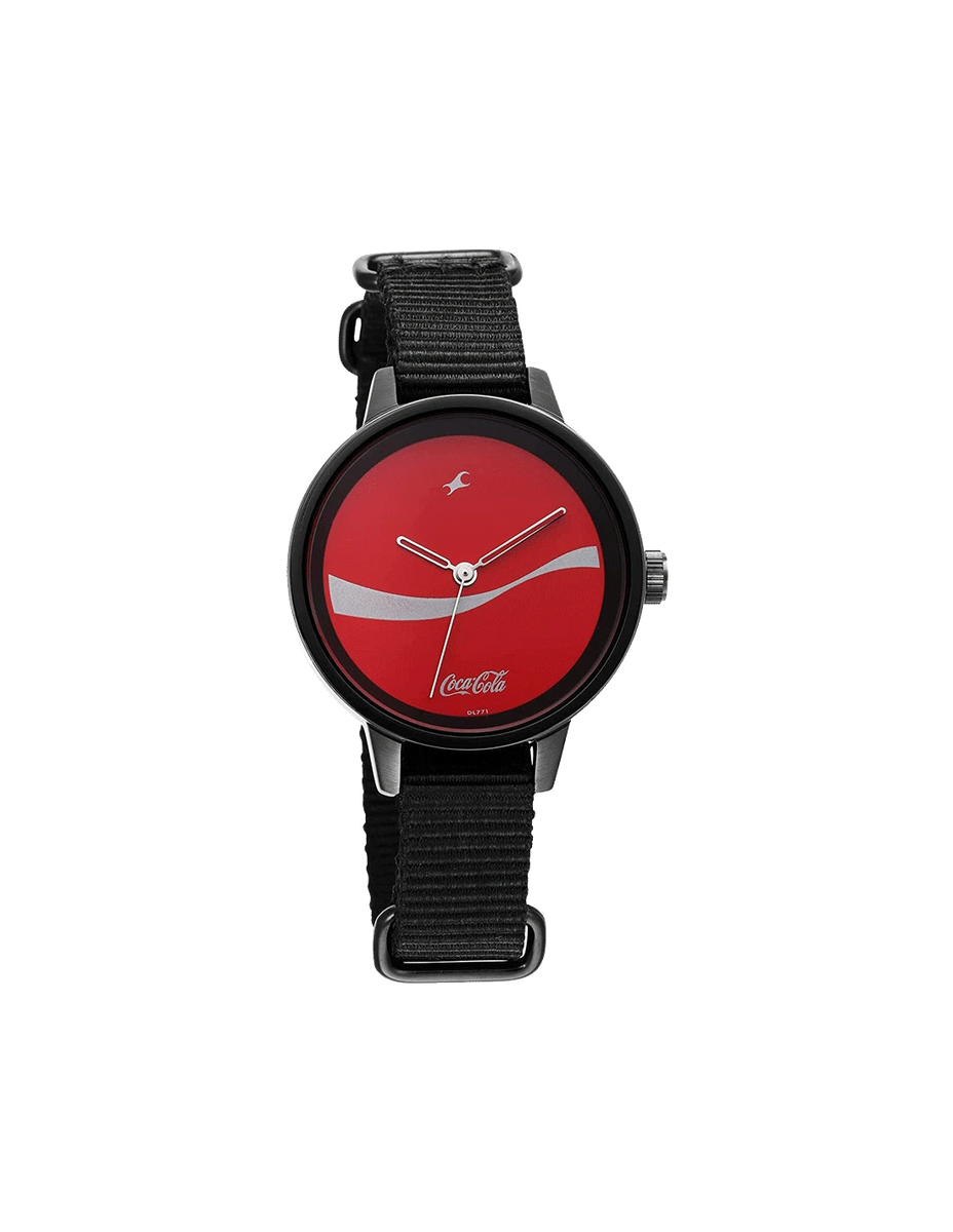 Fastrack Buy 6256NP01 Fastrack Coke Red Dial Analog watch for Women Bharat Time Style