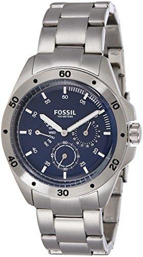 Fossil blue dial online men's watch