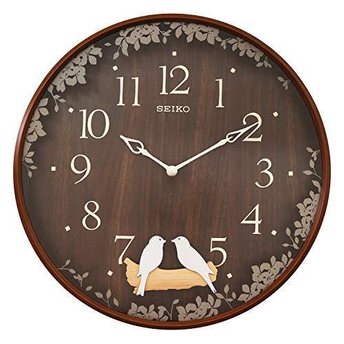 Seiko Plastic Pendulum Wall Clock - QXC237BN (Brown_12.9 Inch X 12.9 Inch X  1.5 Inch)