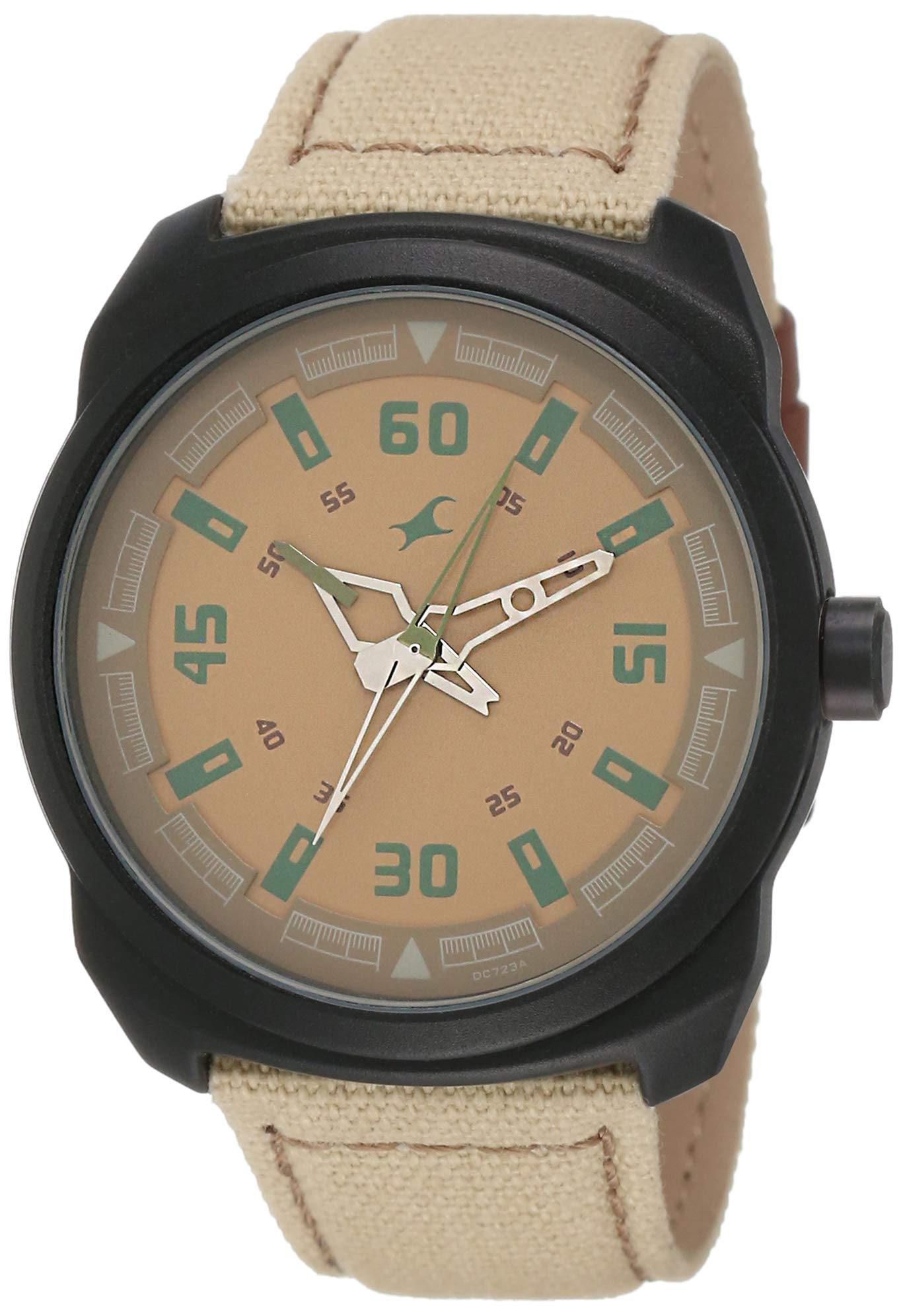 Fastrack ng9462al03 explorer analog watch best sale