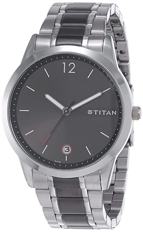 Titan Buy Titan Neo Analog Grey Dial Men s Watch NR1806KM01 Bharat Time Style