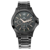 NS1698NM01 Titan Multifunction Black Dial Stainless Steel Strap Watch for Men