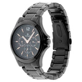 NS1698NM01 Titan Multifunction Black Dial Stainless Steel Strap Watch for Men