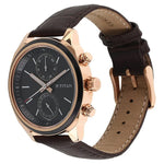 NR1733KL03 Titan Quartz Multifunction Blue Dial Leather Strap Watch for Men