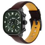 NS1856NL02 Titan Green Dial Chronograph Leather Strap watch for Men