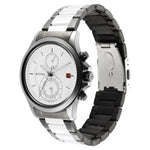 NR1870KM01 Titan Quartz Analog Silver Dial Stainless Steel Strap Watch for Men