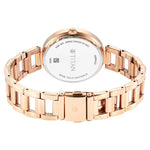 2480WM06 Titan Beige Dial Rose Gold Stainless Steel Strap Watch for Women