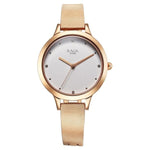 2754WM01  Titan Raga White Dial With Rose Gold Color Metal Strap Watch For Women