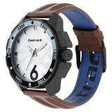 NR3084NL04 FASTRACK LEATHER STRAP WATCH