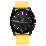 NR3089NL01 Black Dial Leather Strap Watch for Guys