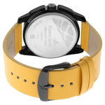 NR3089NL01 Black Dial Leather Strap Watch for Guys