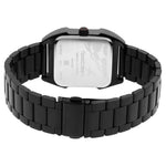 NR3249NM01 Day and Date Black Dial Metal Strap Watch for Guys