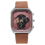 3270SL01 BROWN DIAL LEATHER STRAP WATCH