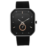 3272NL01 BLACK DIAL LEATHER STRAP WATCH FOR GUYS