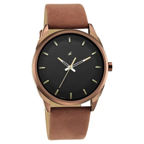 NR3273QL01 FASTRACK LEATHER STRAP WATCH