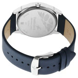 NR3273SL01 WHITE DIAL LEATHER STRAP WATCH