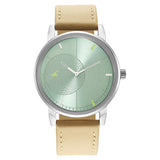 NR3278SL02 Fastrack Green Dial Leather Strap Watch for Guys