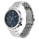 3287KM05 Blue dial Metal Strap Watch for Guys