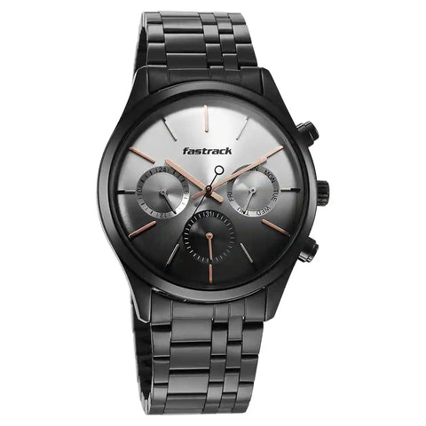 NR3288NM01 FASTRACK STAINLESS STEEL STRAP WATCH