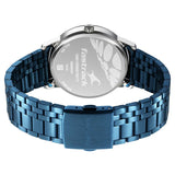 NR3289KM02 Analog with Date Blue Dial Stainless Steel Strap Watch for Guys