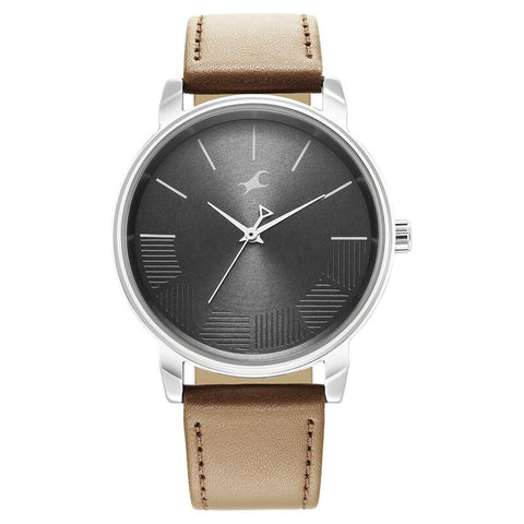 NR3291SL01 Leather Strap Watch for Guys