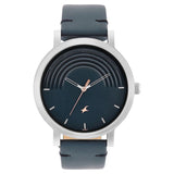 3299SL01 Black Dial Leather Strap Watch for Guys