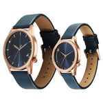 33056296WL01P Fastrack Leather Strap Watch For Couple