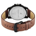 3314NL01F Fastrack Leather Strap Watch for Guys