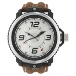 NR38017PL02 FASTRACK LEATHER STRAP WATCH