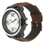 NR38017PL02 FASTRACK LEATHER STRAP WATCH