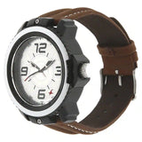 NR38017PL02 FASTRACK LEATHER STRAP WATCH