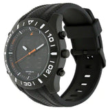 NR38034NP01 FASTRACK  BLACK DIAL SILICONE STRAP