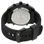 NR38034NP01 FASTRACK  BLACK DIAL SILICONE STRAP