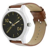 NR38051SL02 Fastrack Black Dial Leather Strap Watch for Guys