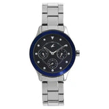 NM6163KM01 BLUE DIAL METAL STRAP WATCH