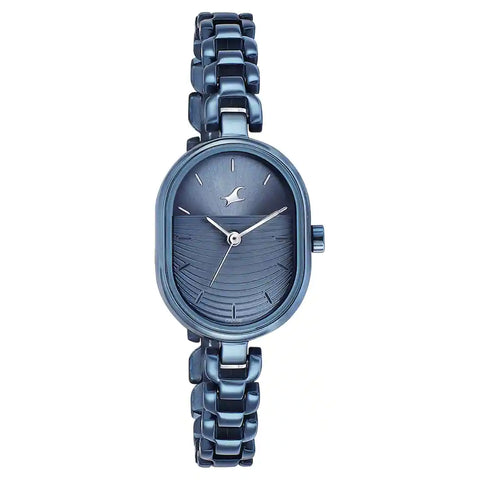 6258QM01 FASTRACK  BLUE DIAL METAL STRAP