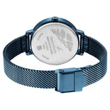 6278QM01 BLUE DIAL STAINLESS STEEL STRAP WATCH