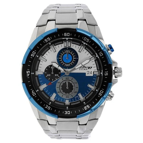 NS90044KM03 Titan  Chronograph Stainless Steel Strap Watch for Men