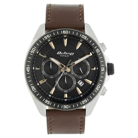 NS90103KL01 Titan  Chronograph Leather Strap watch for Men