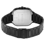 90176NM01 Titan Black Dial Stainless Steel Strap Watch for Men