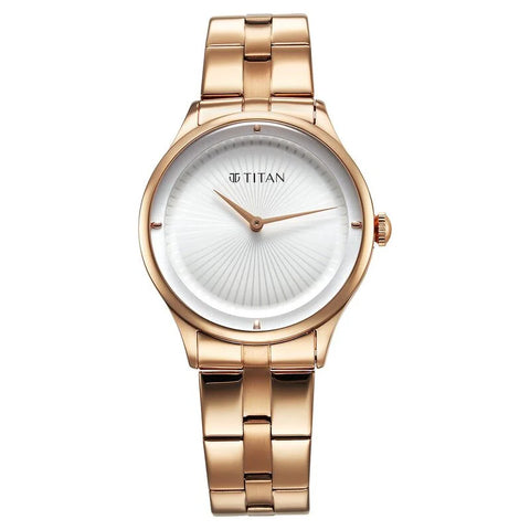 NS95185WM02 Titan Stainless Steel Strap Watch for Women