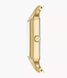 ES5220 Raquel Three-Hand Date Gold-Tone Stainless Steel Watch