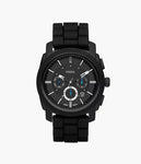 Machine Chronograph Black Silicone Watch  FS4487I