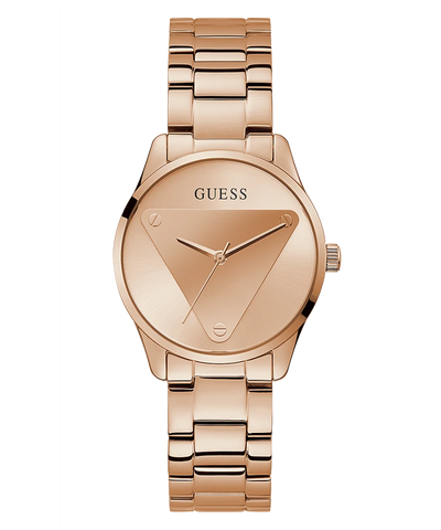 GUESS-ROSE GOLD TONE CASE ROSE GOLD TONE STAINLESS STEEL WATCH-GW0485L2