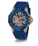 GW0640G3 GUESS Mens Blue 2-Tone Multi-function Watch