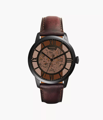 ME3098I Townsman Automatic Dark Brown Leather Watch