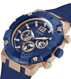 GW0264G4 GUESS NAVIGATOR Men Blue Round Dial Analog Watch