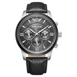 PLPEWGF0040440 Police Black Leather Strap Watch for Men