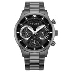 PLPEWGK0040301 Police Black Dial Grey Stainless Steel Strap Watch for Men