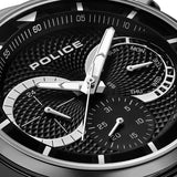 PLPEWGK0040301 Police Black Dial Grey Stainless Steel Strap Watch for Men